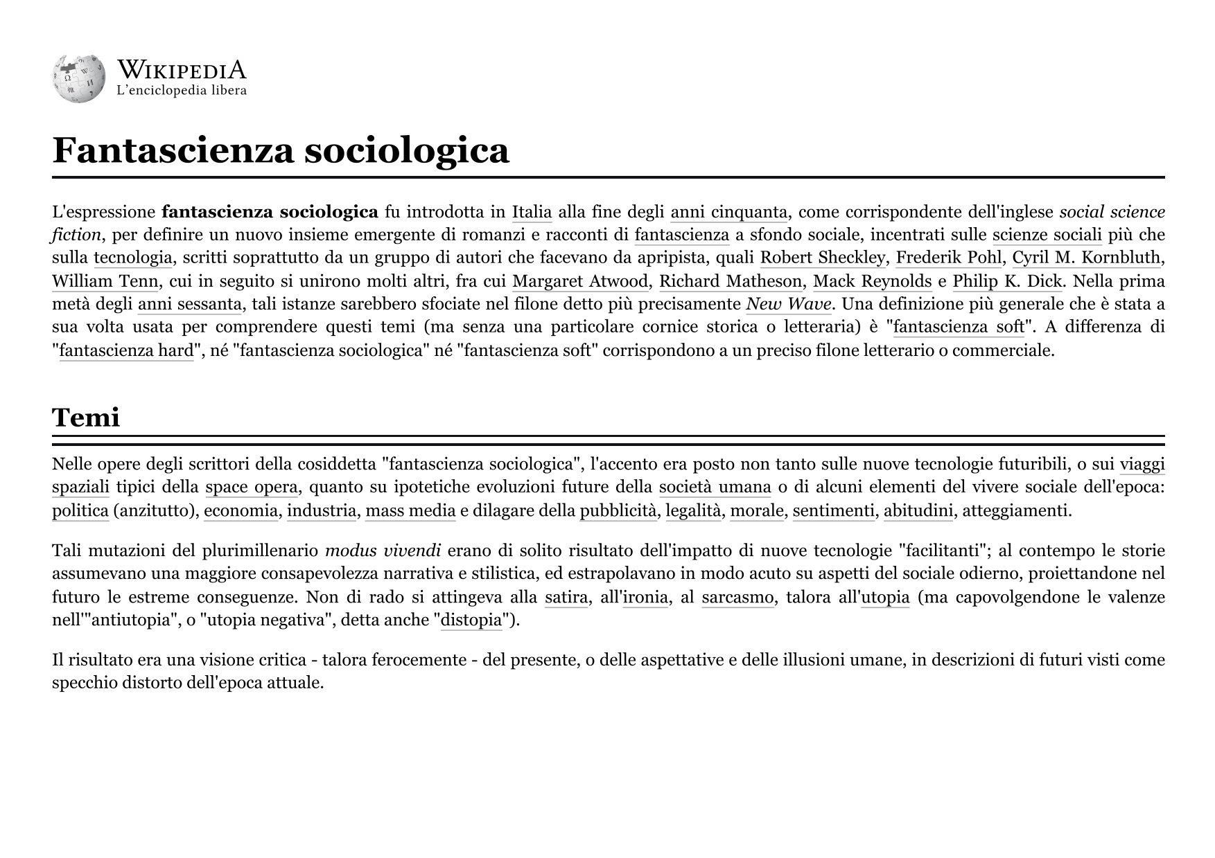 IFantascienza Tecnologicamage